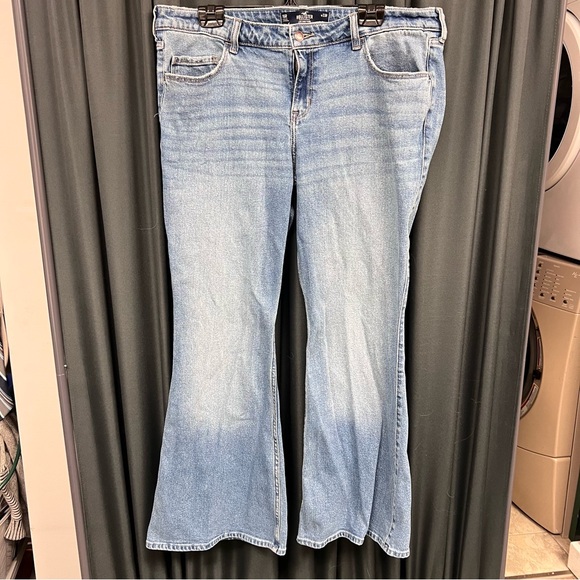 Hollister Denim - Hollister Low-Rise Flare Vintage Stretch Women's Light Blue Jeans B